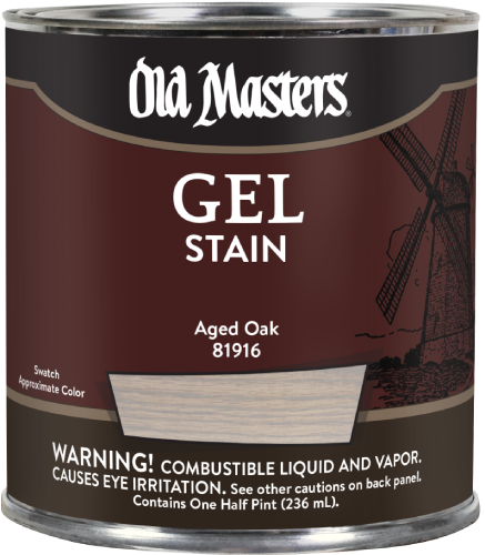 Old Masters Gel Stain Aged Oak Half Pint 