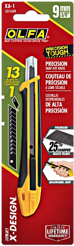 Olfa Xa-1 Fiberglass Rubber Grip Utility Knife 9mm 