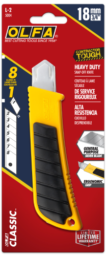 Olfa Heavy Duty Rubber Grip Cutter 