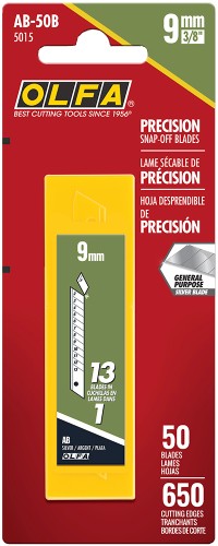 Olfa Ab-50B Standard Blade (50 Pack) 