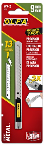 Olfa Svr-2 Stainless Steel Knife Auto-Lock 