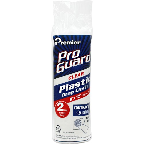 Premier Paint Plastic Drop Cloth 9"x12" 2mil 