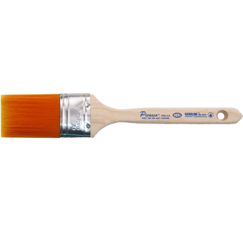 Picasso Stiff Straight Oval, Standard Handle Brush 2" 