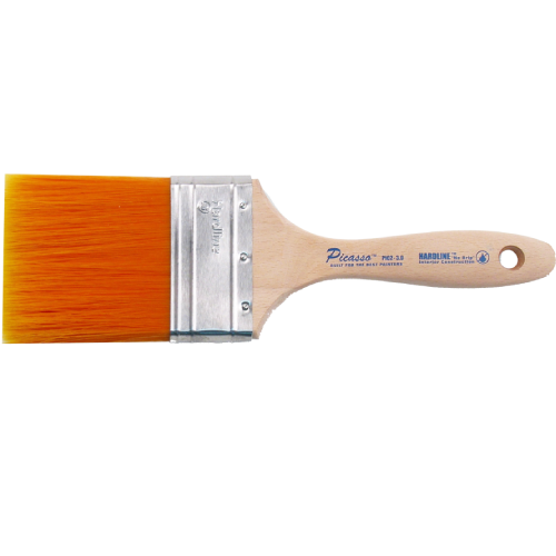 Picasso Straight, Beaver Tail Handle Brush 3" 