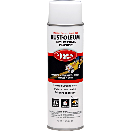 Rust-Oleum S1600 Series Industrial Choice Inverted Traffic Paint White 18oz 