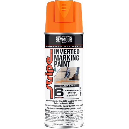 Seymour Inverted Marking Paint Orange Flourescent 13oz 