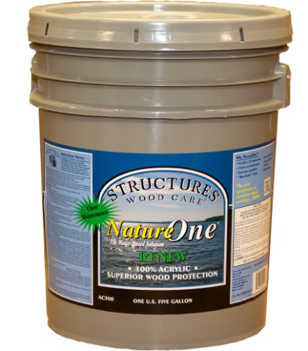 Structures Wood  Care Natureone Renew Clear 5-Gallon 