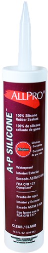 Tower 100% Silicone Clear 