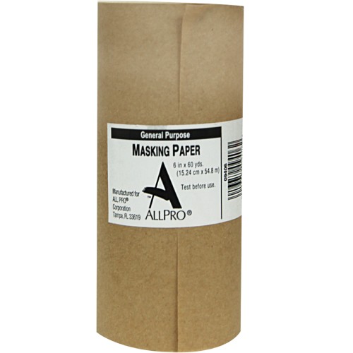 Trimaco Brown Masking Paper  6"x 180'     