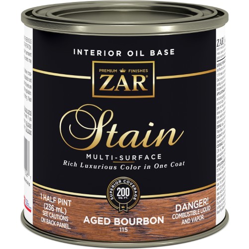 UGL Zar stain Aged Bourbon Half Pint  