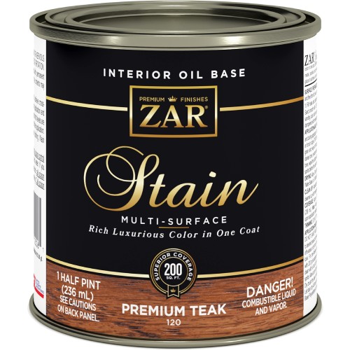 UGL Zar stain Premium Teak Half Pint 