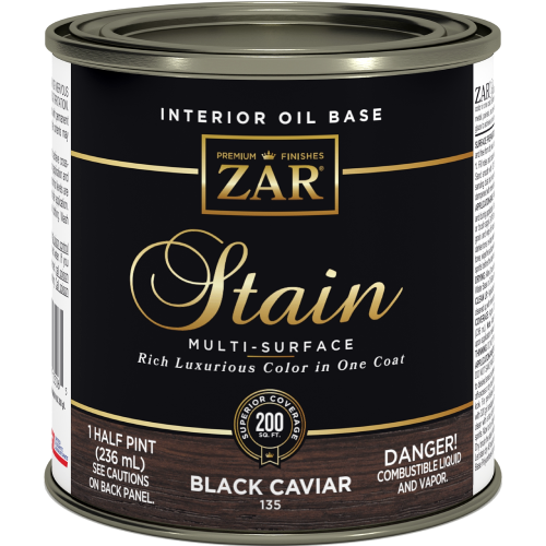 UGL Zar stain Black Caviar Half Pint  