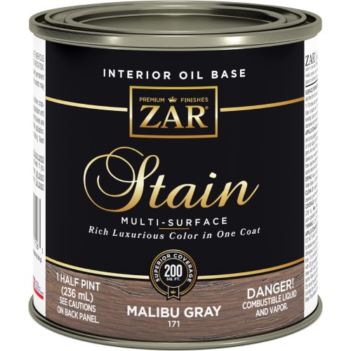 UGL Zar stain Malibu Gray Half Pint  