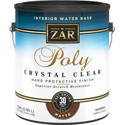 UGL Zar Crystal Clear Poly Matte Gallon   