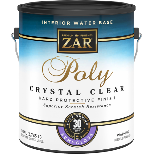 UGL Zar Crystal Clear Poly Semi-Gloss Gallon 