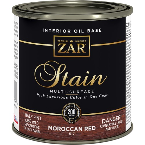 UGL Zar stain Moroccan Red Half Pint  