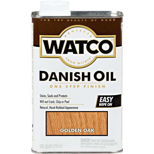 Watco Danish Oil Golden Oak Quart 