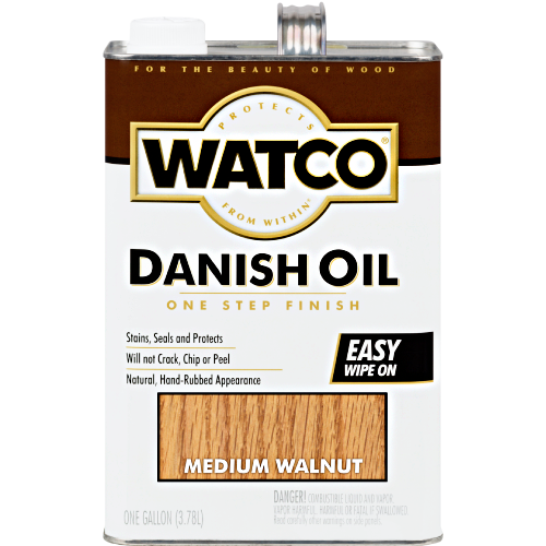Watco Danish Oil Medium Walnut Gallon 