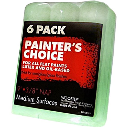 Wooster Painter's Choice Roller Cover 9"x 3/8"  (6 Pack) 