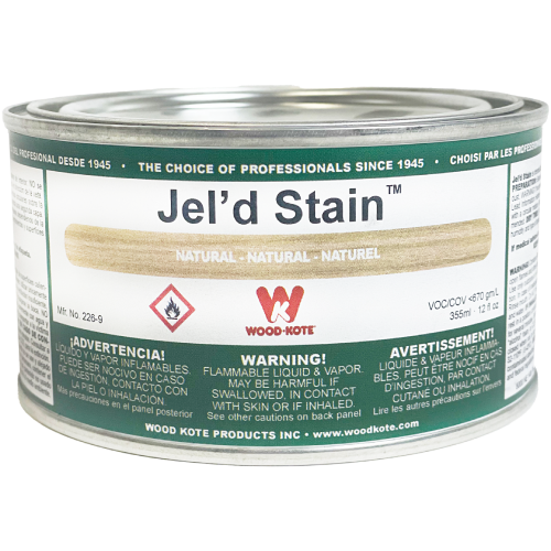 Wood-Kote 2269 Jel'D Wood Stain Natural 12oz 