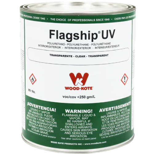 Wood-Kote 3254 450 Flagship UV Poly Gloss Quart 