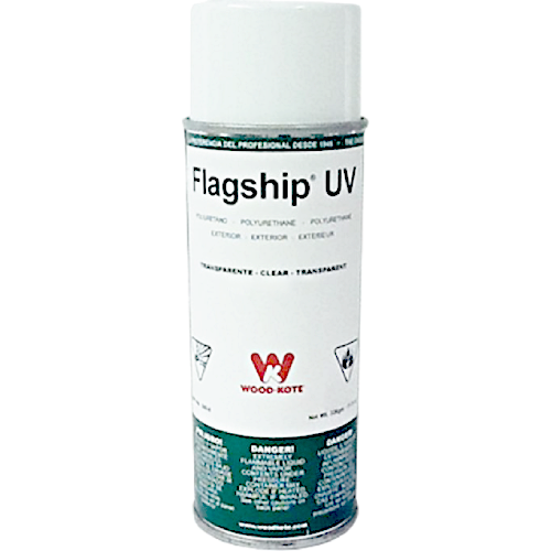 Wood-Kote 3758 450 Flagship UV Poly Satin Aerosol 