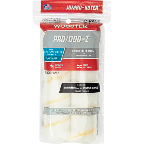 Jumbo Koter Pro/Doo-Z Roller Cover  6-1/2" X 3/8"  2/pack 