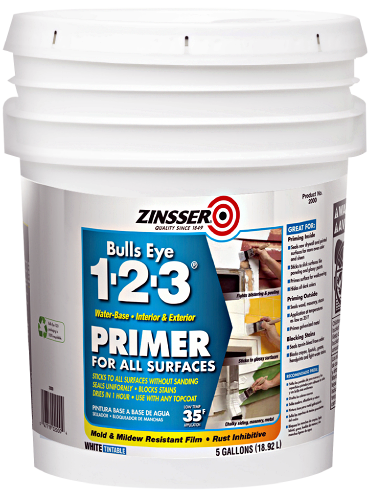 Zinsser Bulls Eye 1-2-3 Primer 5-Gallon 